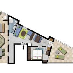 Отель Flatinrome Residence Fiera