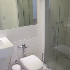 Отель Apt barramares 2 quartos vista mar ванная фото 2
