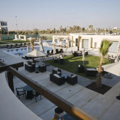 Отель Amman Airport Hotel Иордания, Аль-Джиза - отзывы, цены и фото номеров - забронировать отель Amman Airport Hotel онлайн приотельная территория