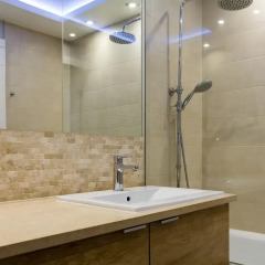 Отель Apartinfo Waterlane Apartments Польша, Гданьск - отзывы, цены и фото номеров - забронировать отель Apartinfo Waterlane Apartments онлайн ванная фото 2