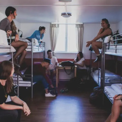 Copenhagen Downtown Hostel Кровать в общем номере фото 11