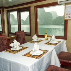 Отель Halong Fantasea Cruise 3* Номер Делюкс с двуспальной кроватью фото 10