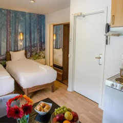 Апартаменты Central City Apartments Студия с различными типами кроватей фото 4