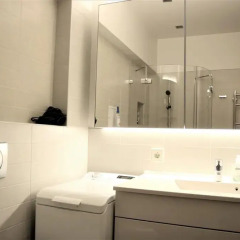Отель One bedroom Labdariu ванная