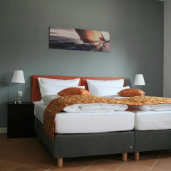 Отель Apartmenthaus Unterwegs 4* Стандартный номер с различными типами кроватей фото 3