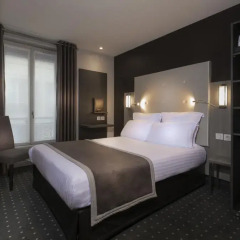 Отель Hôtel de La Paix Tour Eiffel 3* Стандартный номер с различными типами кроватей фото 7
