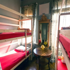 Artist Hostel na Kievskoy Кровать в мужском общем номере с двухъярусными кроватями фото 2
