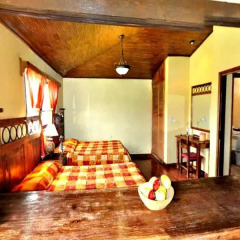 Отель Villa Mexicana Creel Mountain Lodge 3* Улучшенный номер с различными типами кроватей фото 3