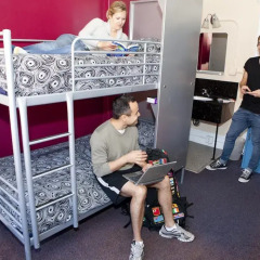 Отель USA Hostels San Francisco Кровать в общем номере с двухъярусной кроватью фото 7