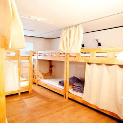 Отель Crossroad Backpackers Hongdae Кровать в общем номере с двухъярусной кроватью фото 8