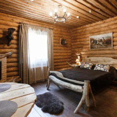 Hotel LogHouse Стандартный номер двуспальная кровать фото 31