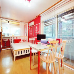 Отель Han River Guesthouse 2* Семейная студия с двуспальной кроватью фото 9