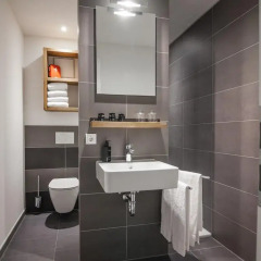 Отель Design-Apartments im lebendigen Haus Германия, Дрезден - отзывы, цены и фото номеров - забронировать отель Design-Apartments im lebendigen Haus онлайн ванная фото 2