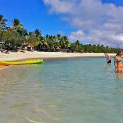 Отель Blue Lagoon Beach Resort Фиджи, Матаялеву - отзывы, цены и фото номеров - забронировать отель Blue Lagoon Beach Resort онлайн пляж фото 2