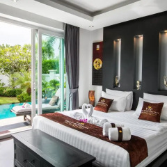 Отель VIP Villas Pattaya Palm Oasis Jomtien Beach 5* Вилла с различными типами кроватей фото 12