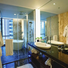 Отель JW Marriott Hotel Shenzhen Китай, Шэньчжэнь - отзывы, цены и фото номеров - забронировать отель JW Marriott Hotel Shenzhen онлайн ванная фото 2