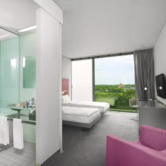 Отель INNSIDE by Meliá München Parkstadt Schwabing 4* Стандартный номер разные типы кроватей фото 4