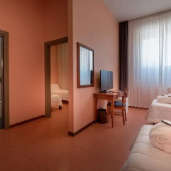 Отель Villa Eur Parco Dei Pini 3* Стандартный номер с различными типами кроватей фото 4
