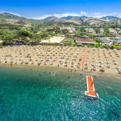 Hanedan Beach Hotel Турция, Фоча - отзывы, цены и фото номеров - забронировать отель Hanedan Beach Hotel онлайн пляж