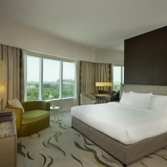 Отель Hilton Capital Grand Abu Dhabi 5* Стандартный номер с различными типами кроватей фото 2