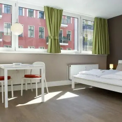 Отель Apartmenthouse Berlin - Am Görlitzer Park комната для гостей фото 5