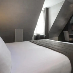 Отель Hôtel de La Paix Tour Eiffel 3* Стандартный номер с различными типами кроватей фото 8