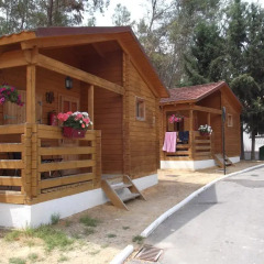 Отель Bungalows Rafting Benamejí Бунгало с различными типами кроватей фото 6