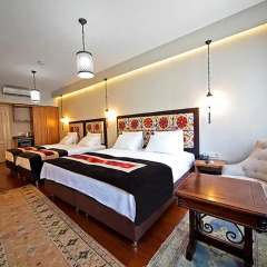 Hippodrome Hotel 3* Семейный номер Делюкс с двуспальной кроватью фото 3