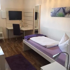 Hotel & Hostel Hallbergerhof Стандартный номер с различными типами кроватей (общая ванная комната) фото 3