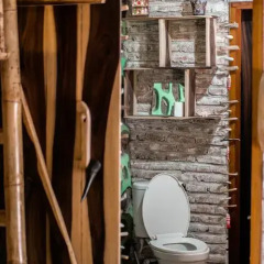 Отель Kuta Cabana Lodge Индонезия, Прайя - отзывы, цены и фото номеров - забронировать отель Kuta Cabana Lodge онлайн ванная фото 2