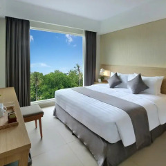 Отель Jimbaran Bay Beach Resort & Spa 4* Улучшенный номер с различными типами кроватей фото 2
