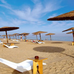 Отель El Wekala Aqua Park Resort пляж
