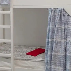 Хостел Crocus Кровать в общем номере с двухъярусной кроватью фото 5