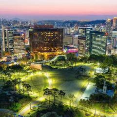Отель Millennium Hilton Seoul Южная Корея, Сеул - 1 отзыв об отеле, цены и фото номеров - забронировать отель Millennium Hilton Seoul онлайн приотельная территория