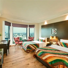 Отель The Lalit Jaipur 5* Номер Делюкс с различными типами кроватей фото 4