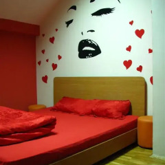 Star Hostel Belgrade Стандартный номер с двуспальной кроватью (общая ванная комната) фото 3