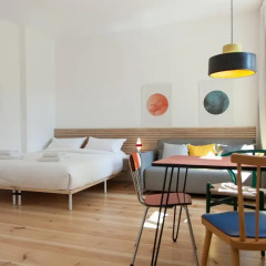 Апартаменты Sunny Boutique Studio Apartment комната для гостей фото 4