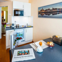 Star Inn Hotel München Schwabing, by Comfort 3* Апартаменты с различными типами кроватей фото 7
