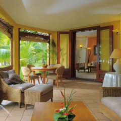 Отель Dinarobin Beachcomber Golf Resort & Spa 5* Полулюкс с различными типами кроватей фото 4