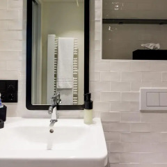 Апартаменты The Spot - Serviced Apartments Мюнхен ванная