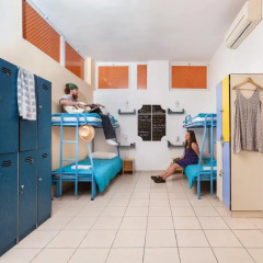 Abraham Hostel Jerusalem Кровать в общем номере фото 16