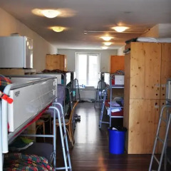 Отель Langstars Backpackers Кровать в общем номере с двухъярусной кроватью фото 22