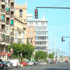 Отель apto av del puerto Валенсия парковка