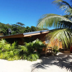 Отель Pension Fare Ara Huahine пляж
