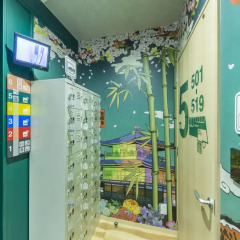 EAST57 ASAKUSABASHI - Hostel Кровать в женском общем номере с двухъярусной кроватью фото 9