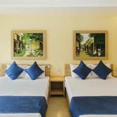 Thien Nga Center Hotel 2* Стандартный семейный номер с двуспальной кроватью фото 5