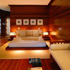 Отель Adaaran Prestige Water Villas Медупару комната для гостей фото 4
