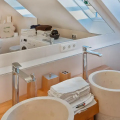 Отель Penthouse Suite Gasteig ванная