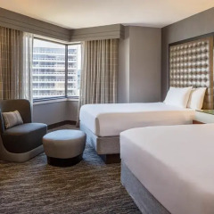 Отель Hyatt Regency St. Louis at The Arch 4* Стандартный номер с 2 отдельными кроватями фото 5