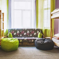 Hostel Feelin Кровать в общем номере с двухъярусной кроватью